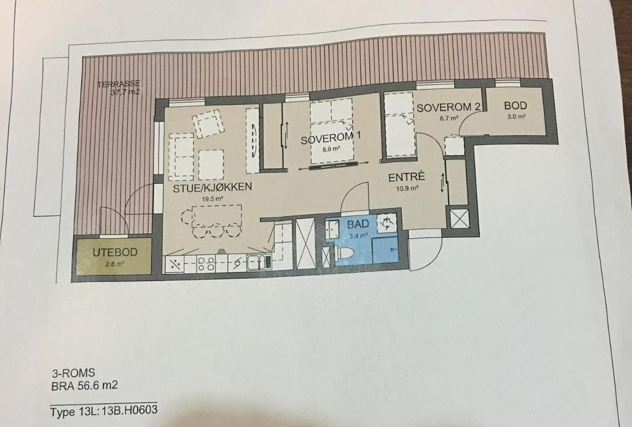 Grefsen Stasjon Toppleilighet i 6 etasje - Grefsen Stasjon Galleribilde