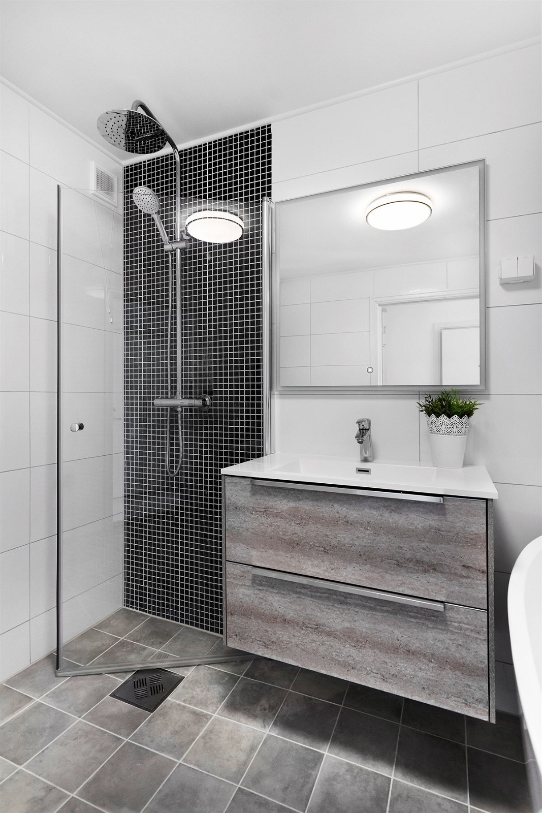 Egen dussjone. Galleribilde