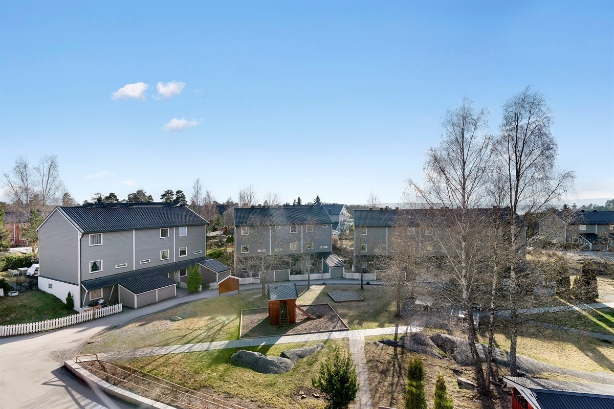 Nydelig utsikt fra balkongen. Galleribilde