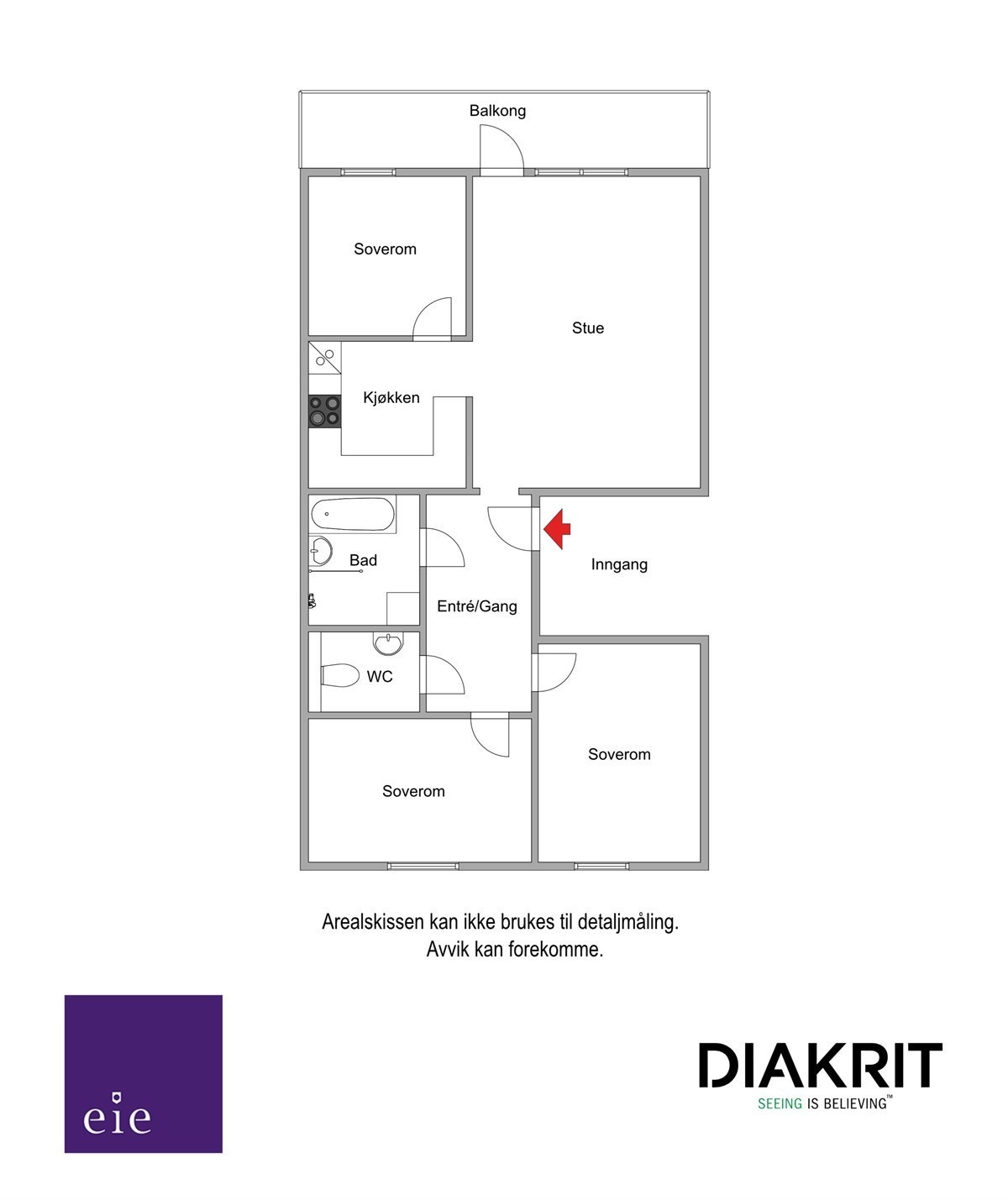 Plantegning 2D Galleribilde