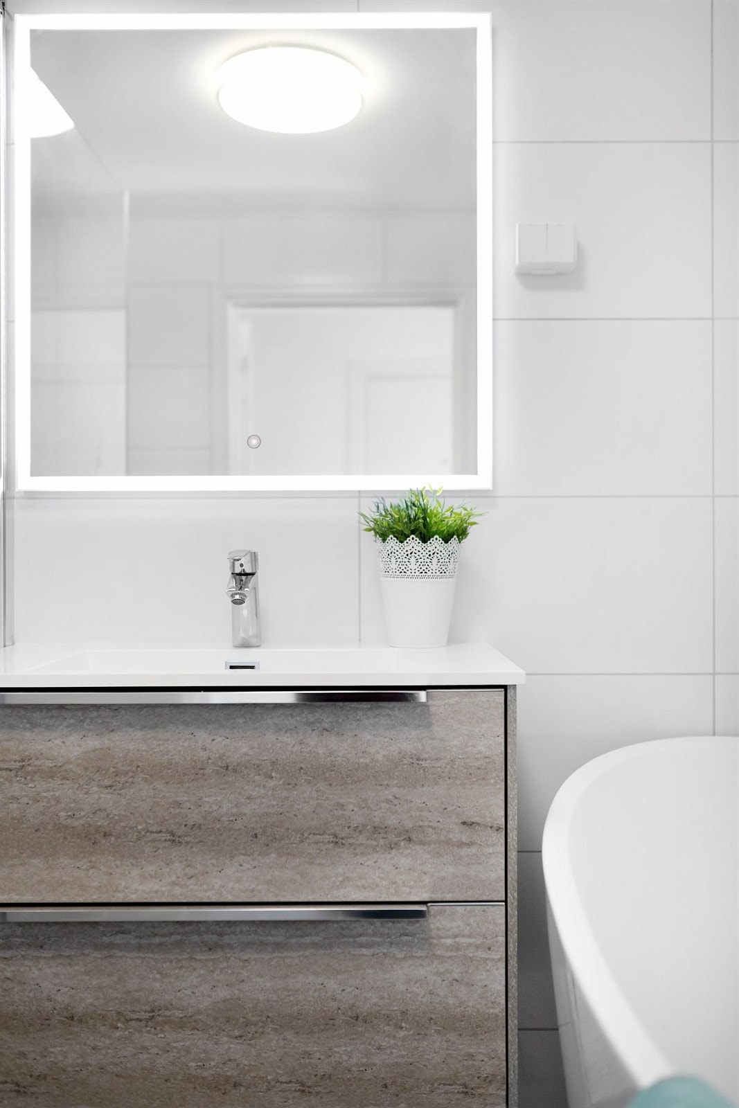 Pent materialvalg. Galleribilde