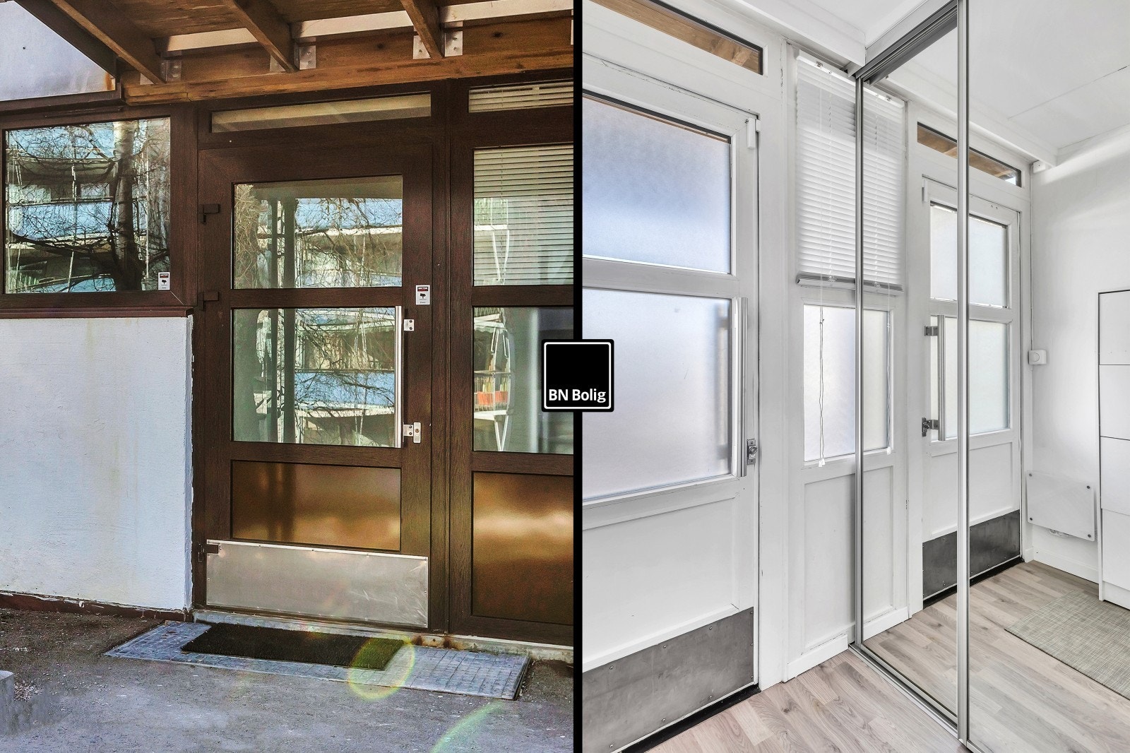 Egen inngang direkte til entre. Farvel til dager med flytting av møbler i smale ganger og lange trapper. Galleribilde