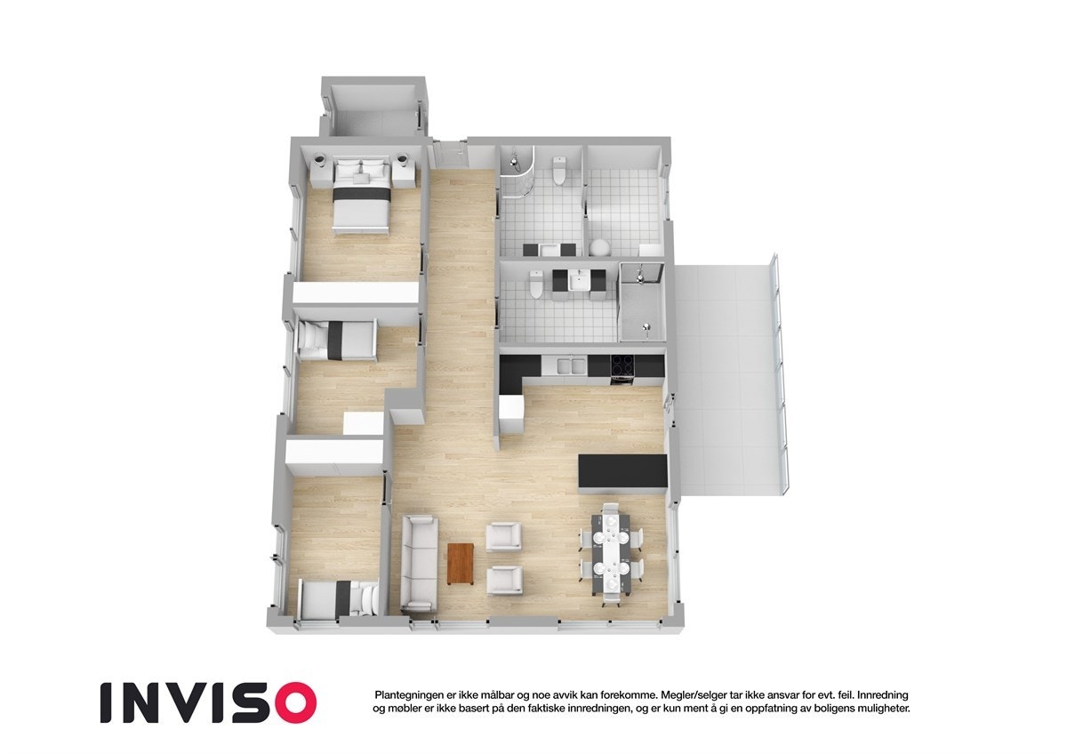 Planskisse 3D Galleribilde