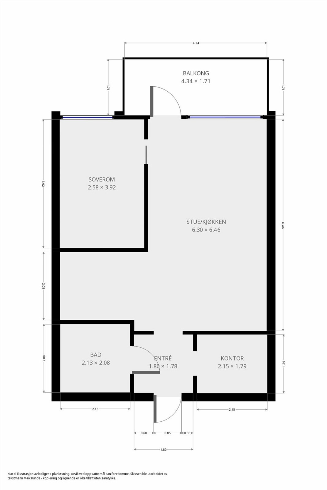 Plantegning. Galleribilde