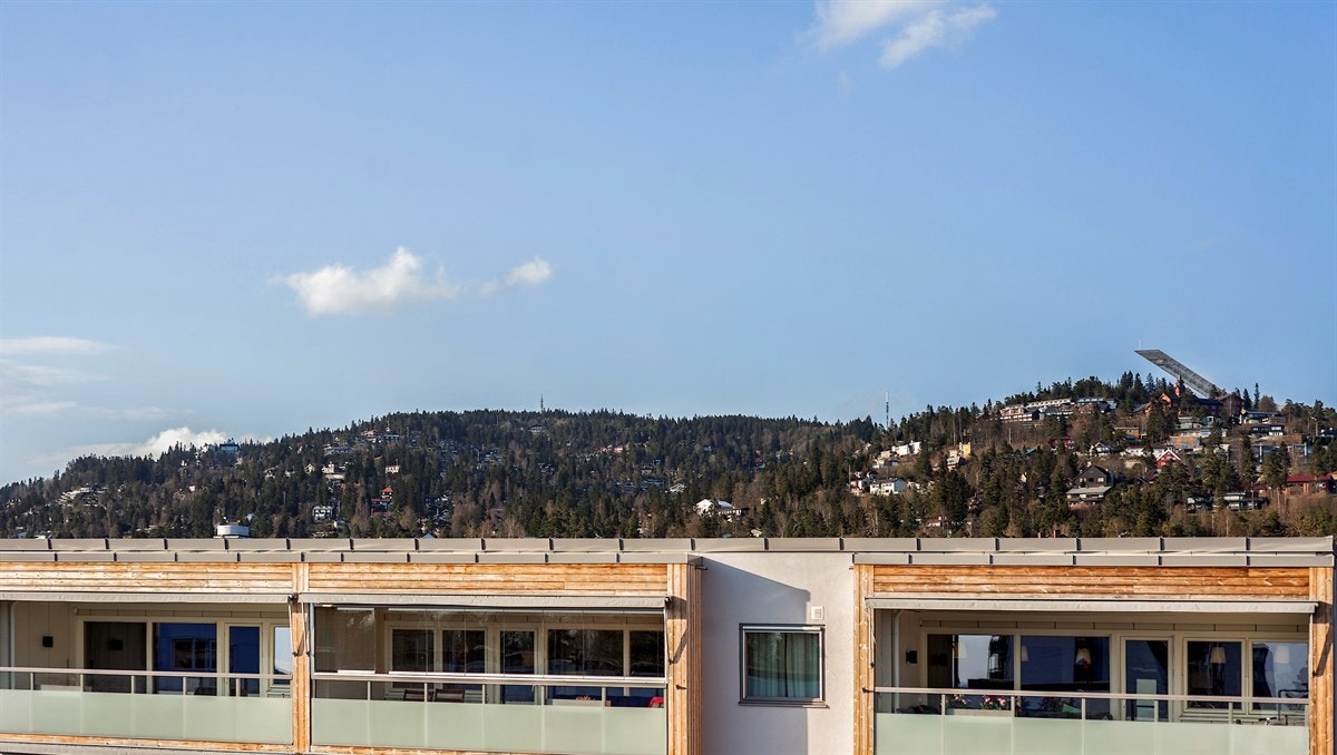 Utsikt mot nordvest - Holmenkollen. Galleribilde
