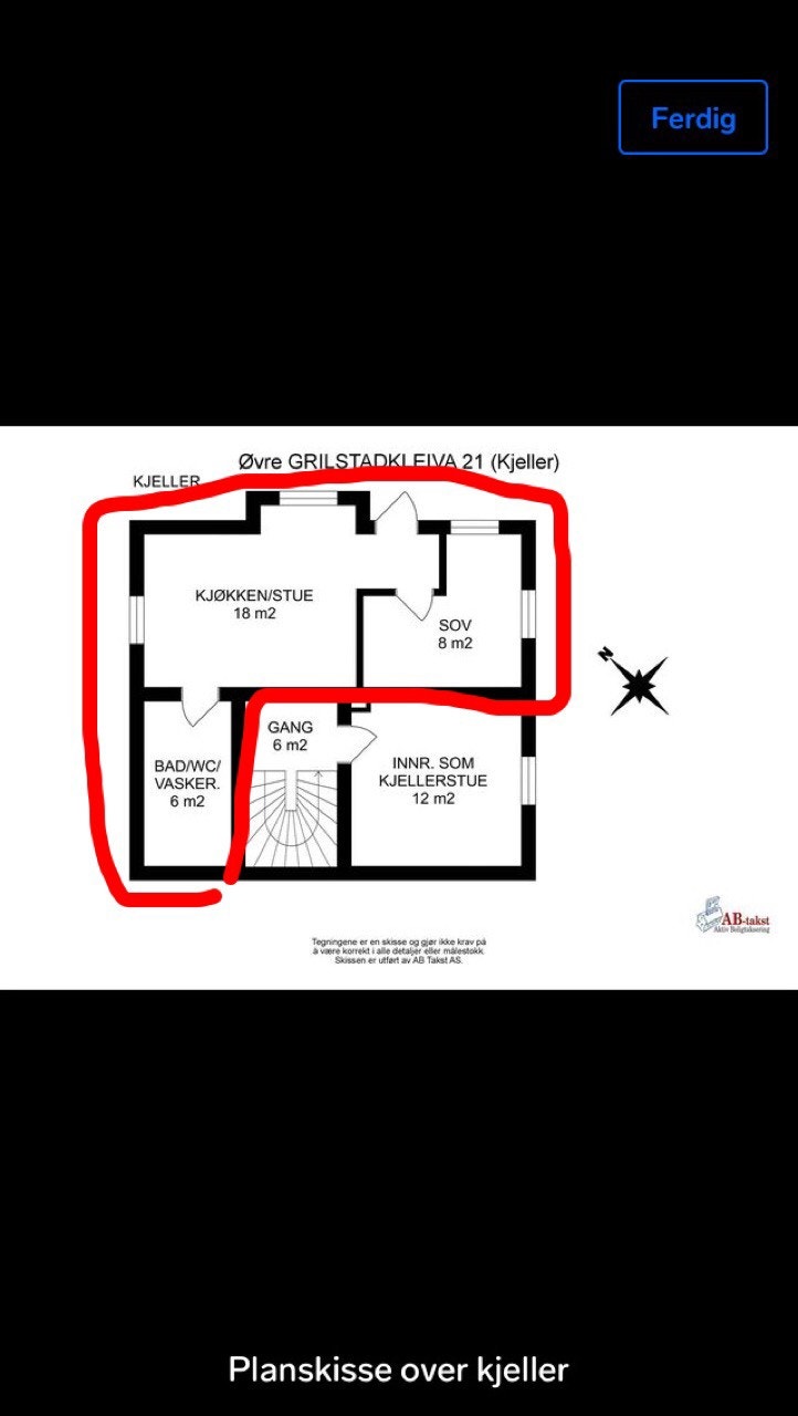 plantegning Galleribilde