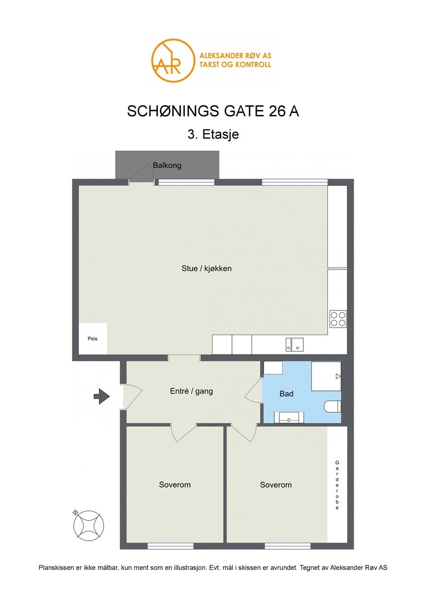 Plantegning Galleribilde