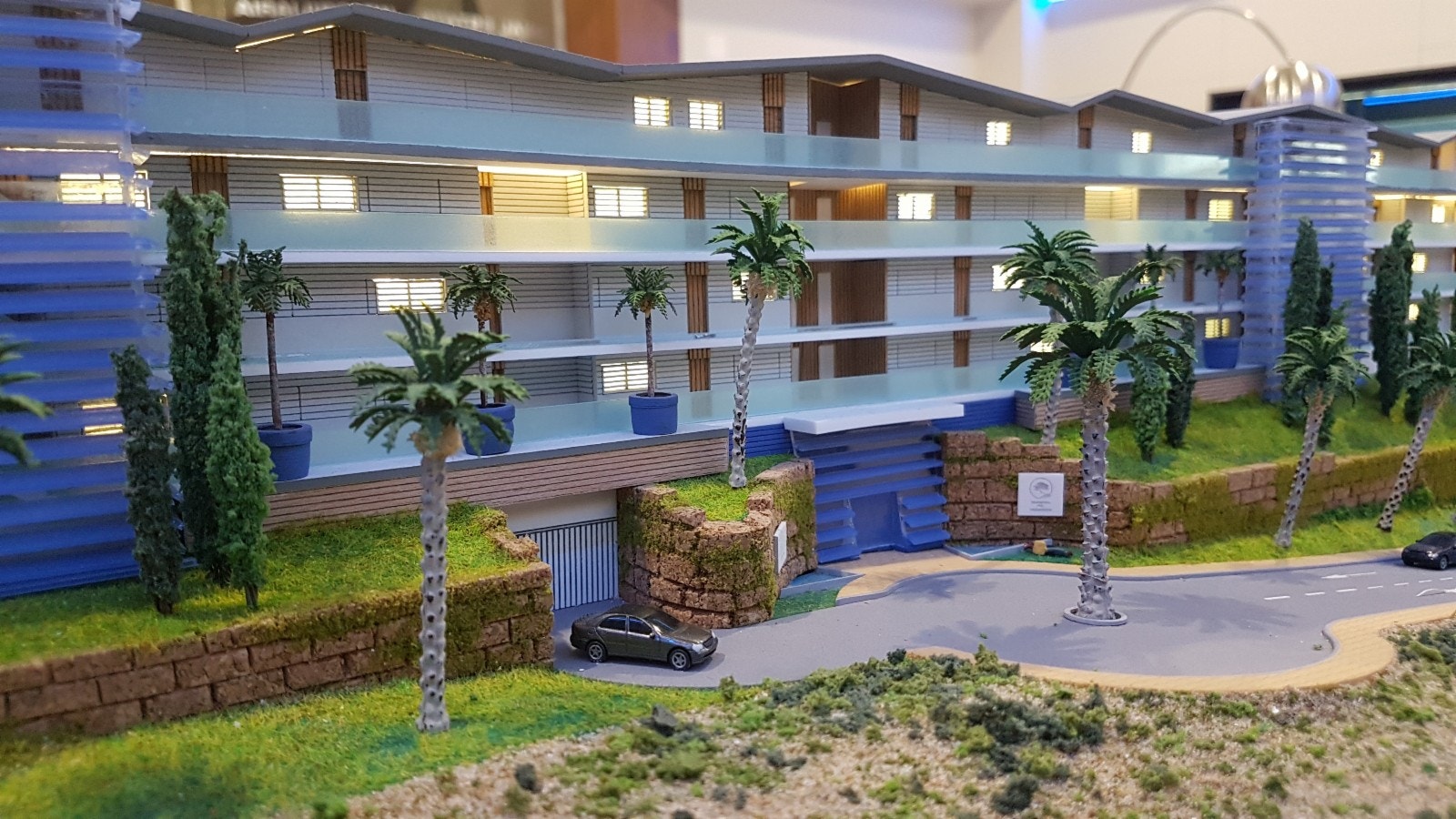 3 nivåer med garasje bygges under Modul A. Galleribilde