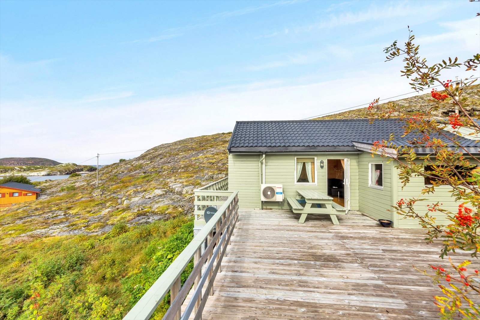 Typisk kystterreng omkring hytten. Galleribilde