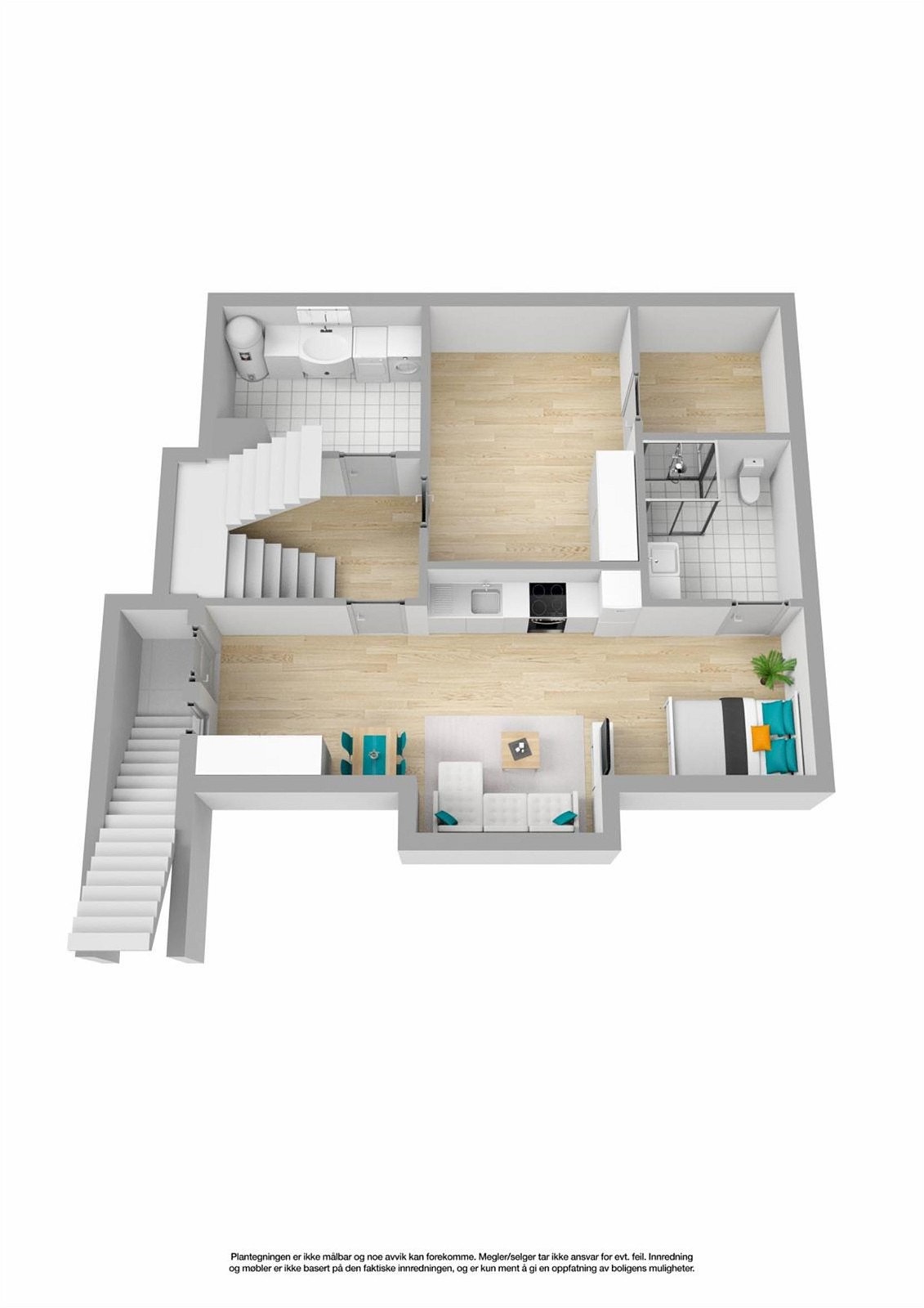 Plantegning u. etasje Galleribilde