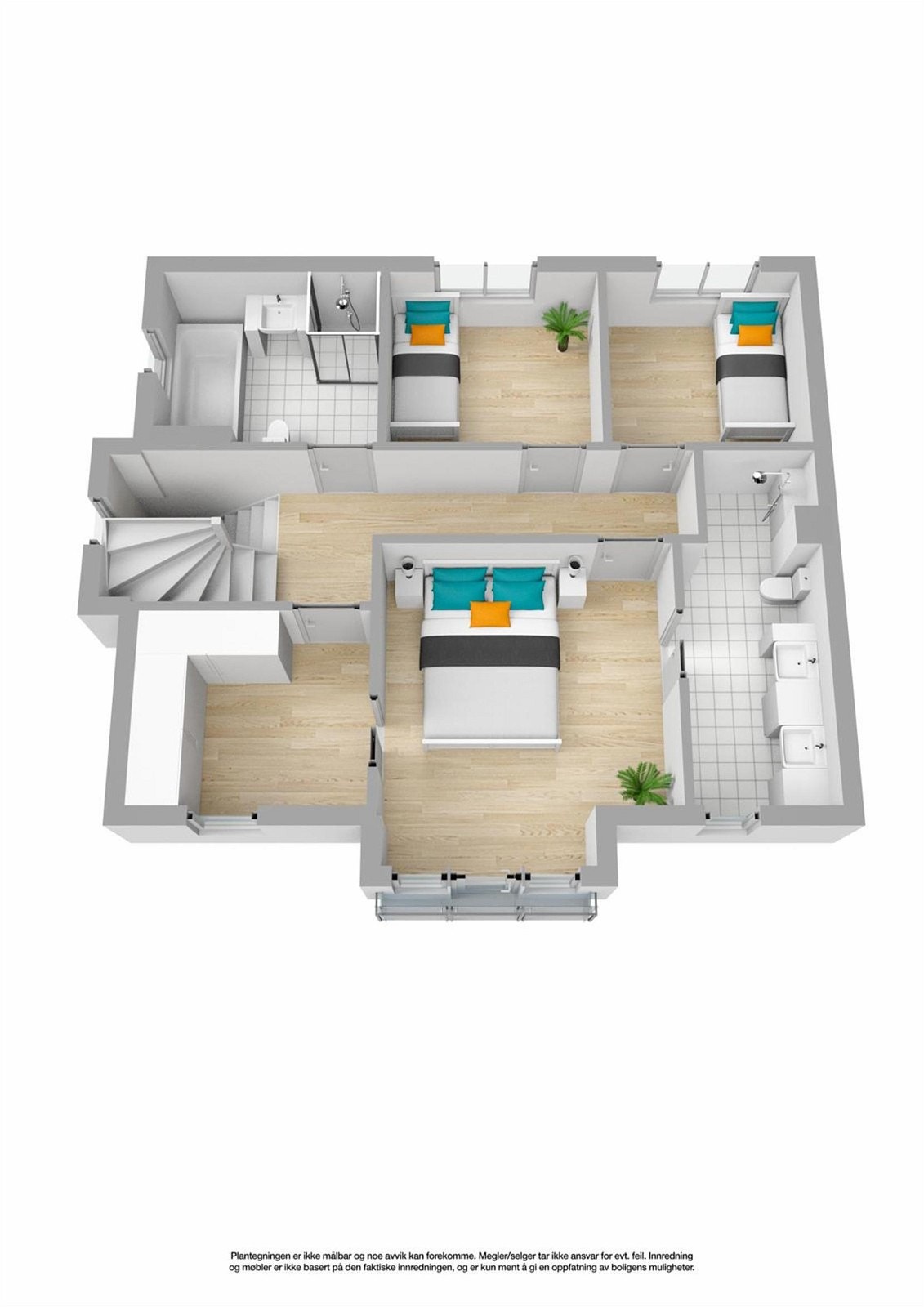 Plantegning 2. etasje Galleribilde