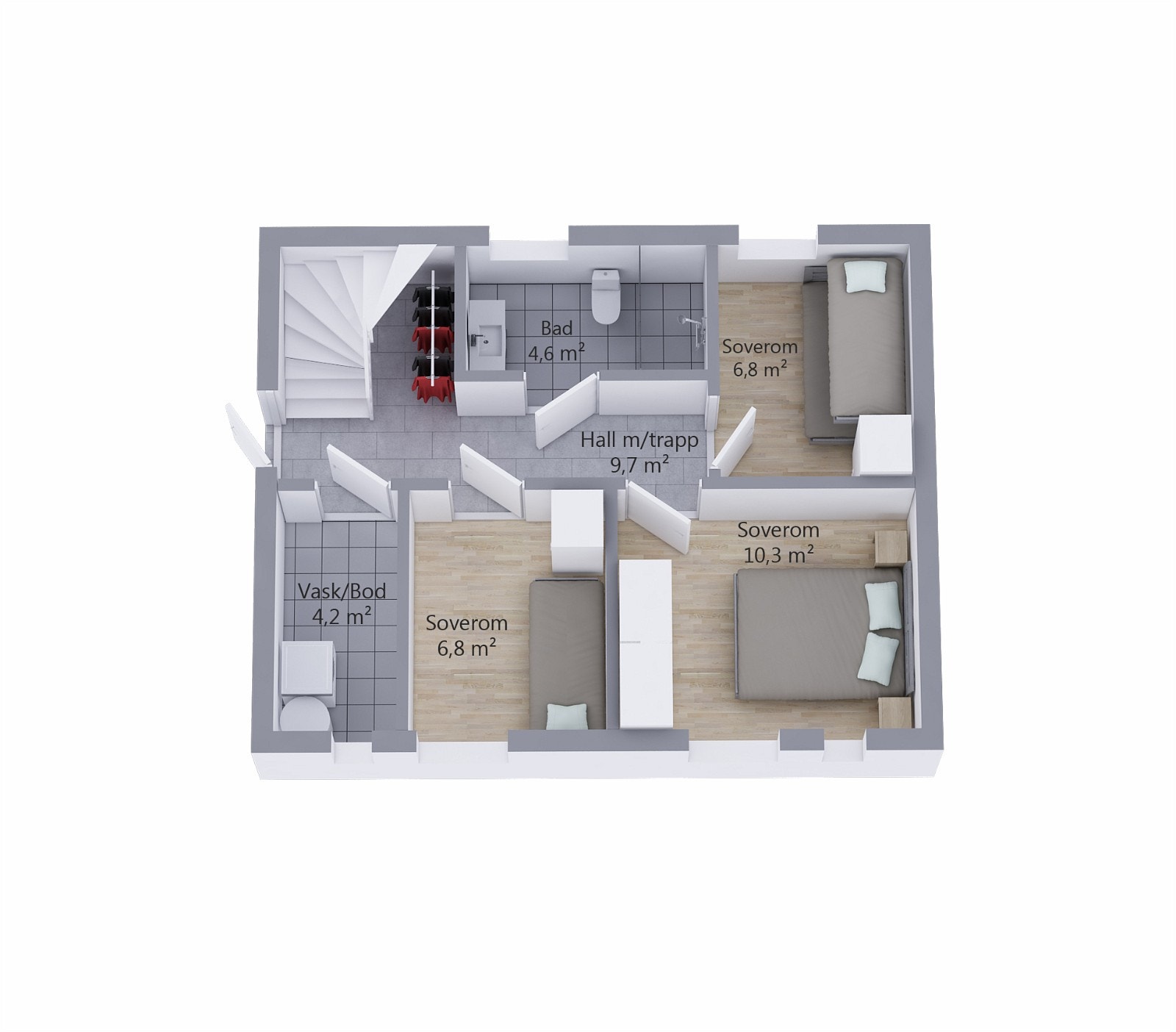 Plan 1. etasje Galleribilde