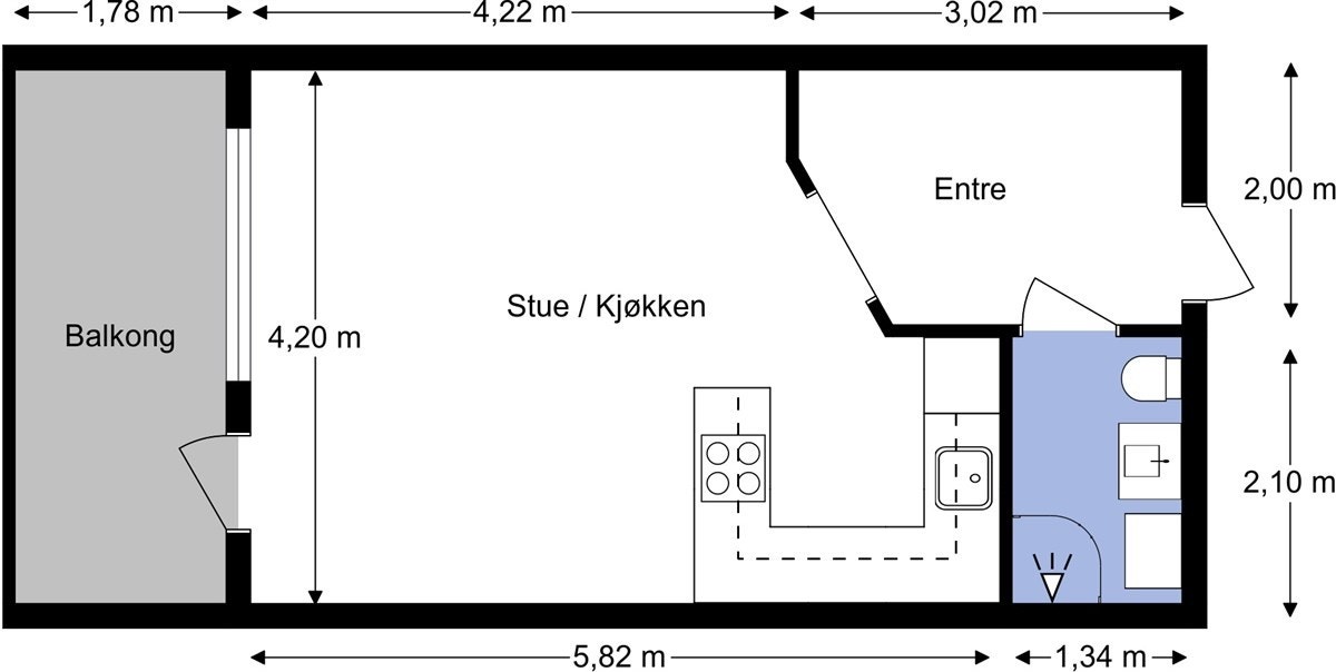 Planskisse Galleribilde