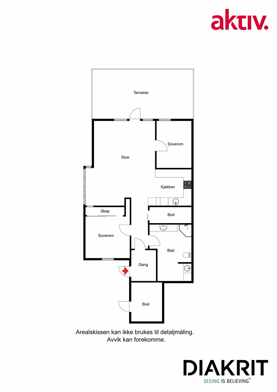 Plantegning 2D Galleribilde
