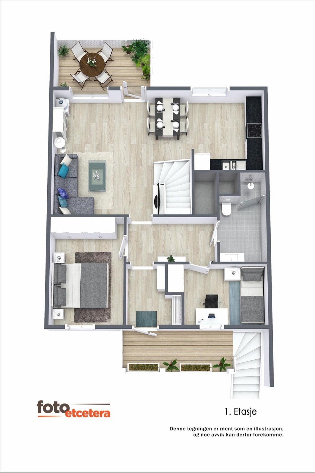 3D Vangjordet 11, 2. etg. Galleribilde