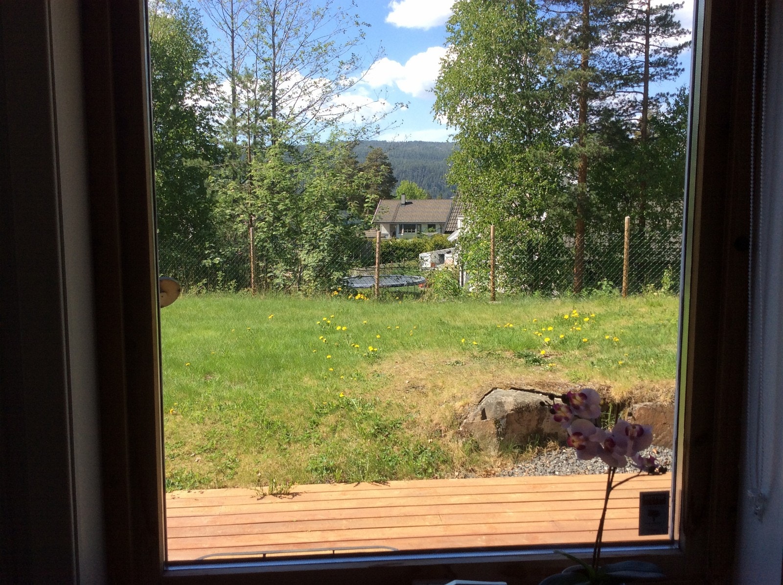 Lys hybel med koselig utsikt Galleribilde