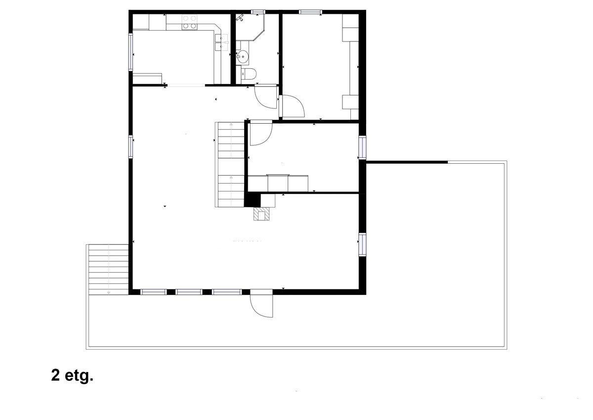 Plantegning 1.Etasje. Galleribilde