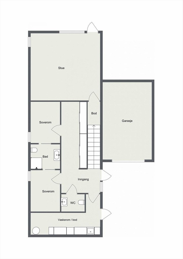 Plantegning Galleribilde