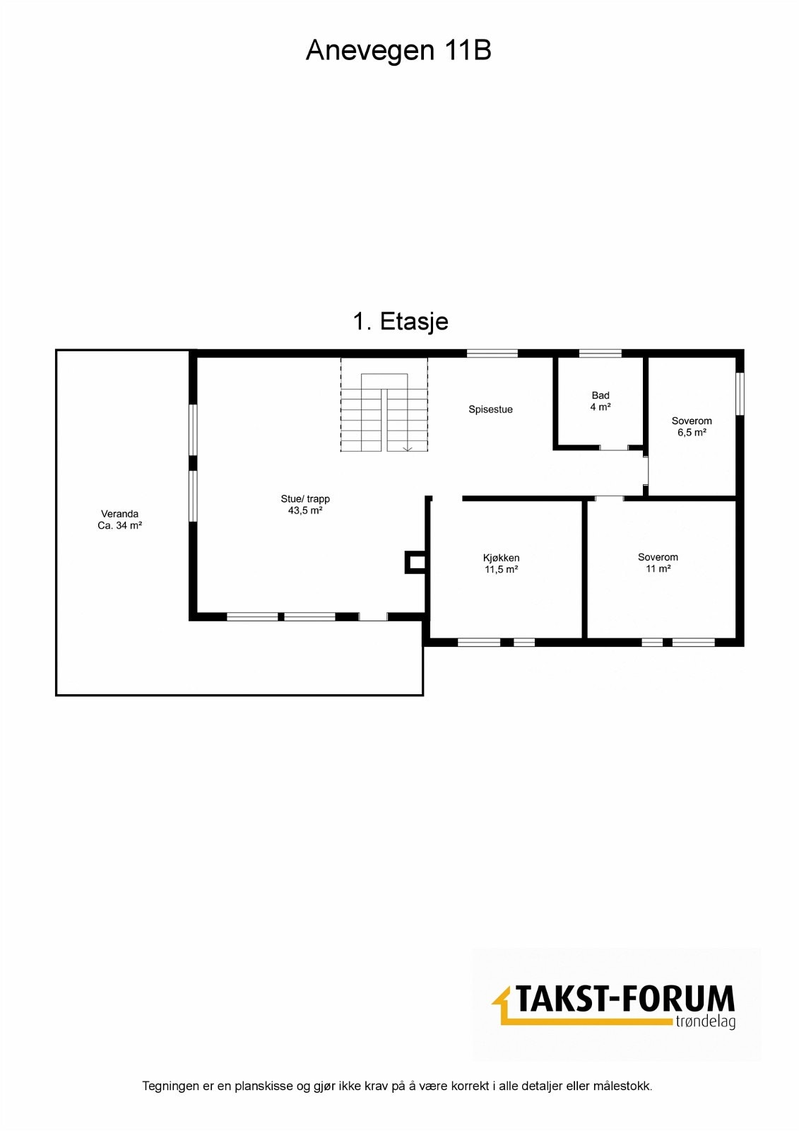 Plantegning - 1. Etasje. Galleribilde