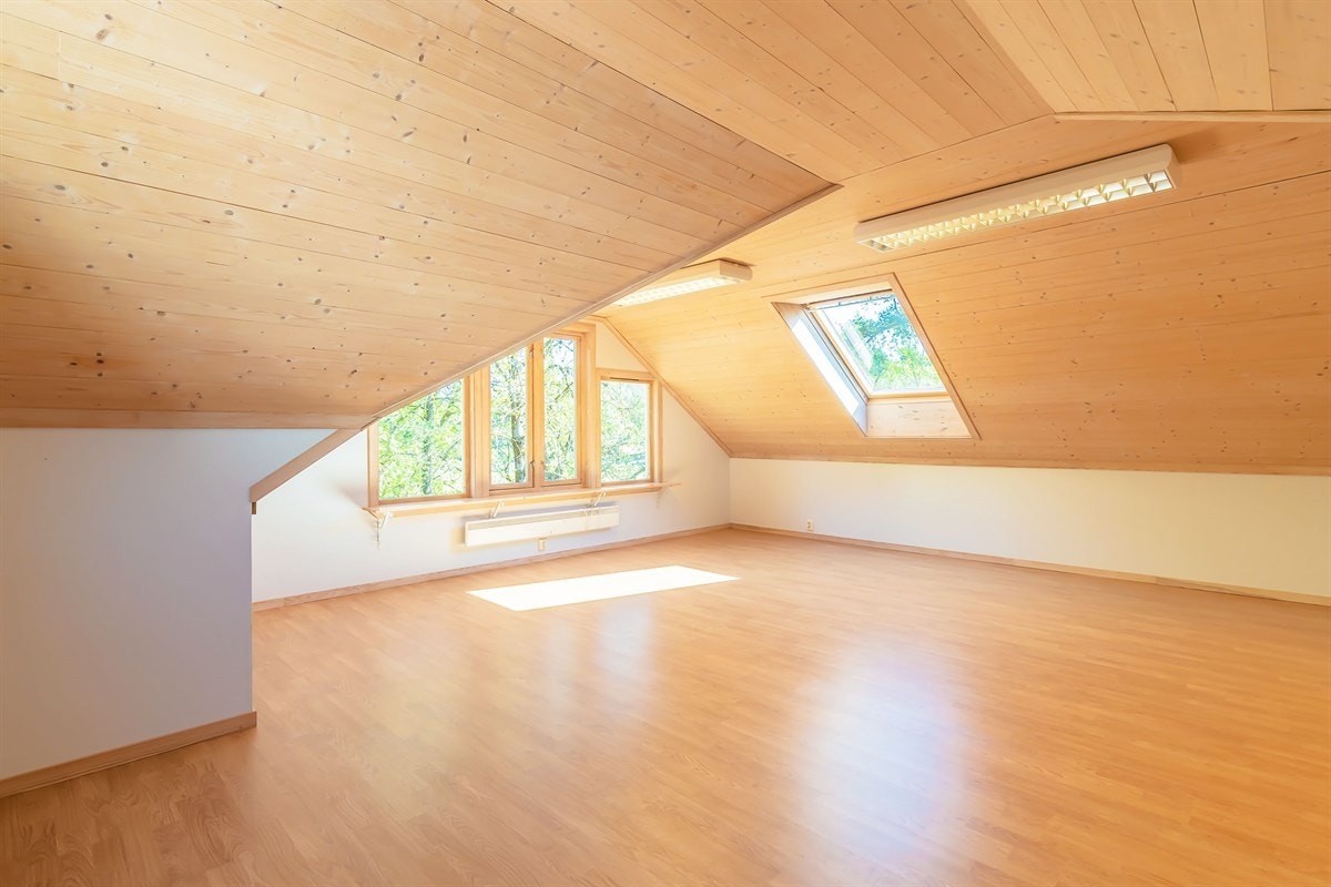 Atlier/Loftstue over garasjen Galleribilde