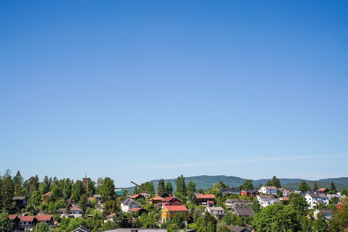 Flott utsikt fra leiligheten. Galleribilde