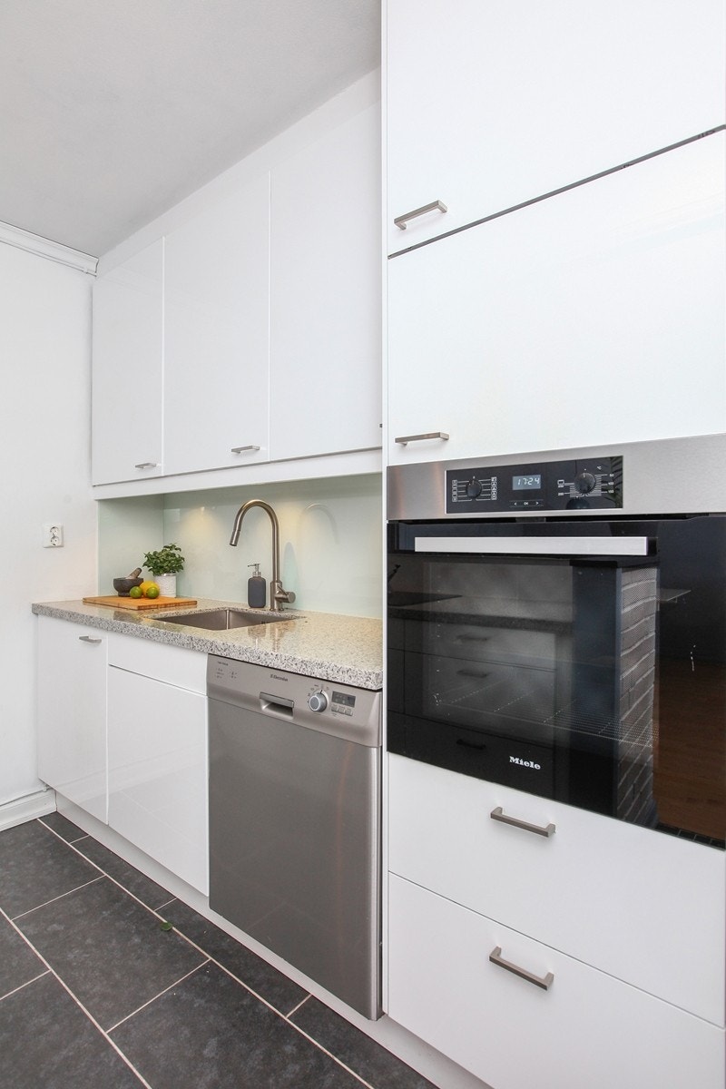 Integrete hvitevarer og ny Miele ovn fra 2018 Galleribilde