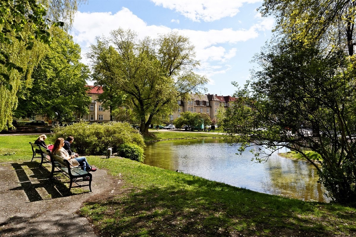 Kort vei til den idylliske parken på St. Hanshaugen Galleribilde