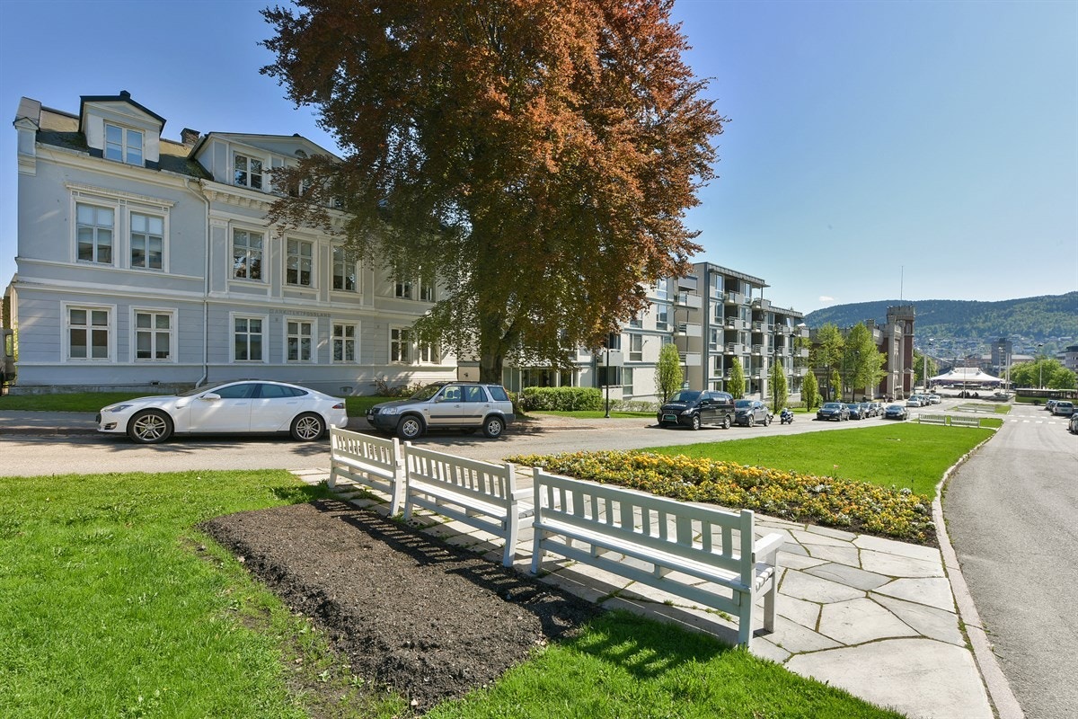 Fra boligen er det også gangavstand til Drammensbadet - Norges største badeanlegg, Drammenshallen og idrettsparken på Marienlyst. Galleribilde