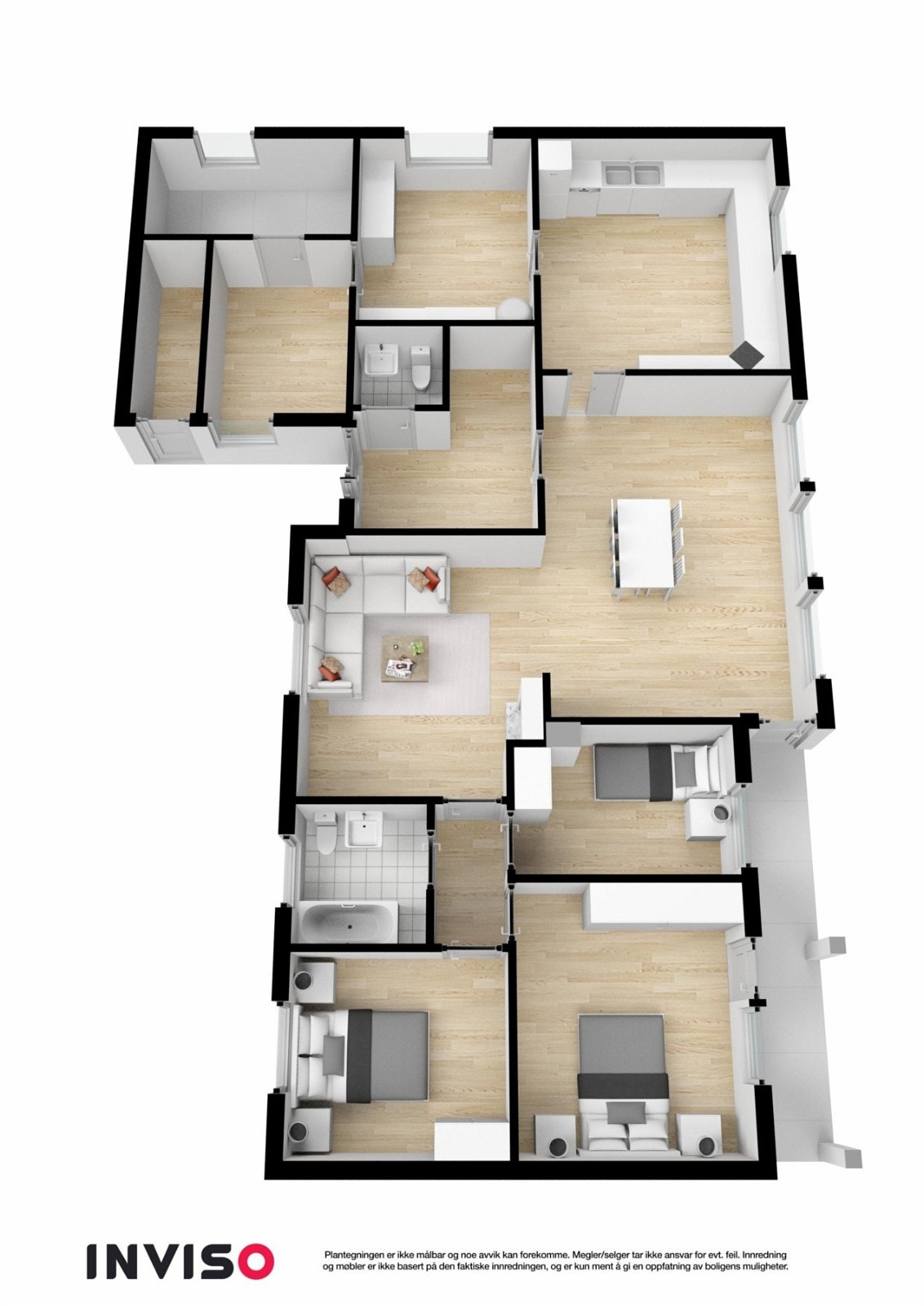 Planteikning av bustaden Galleribilde