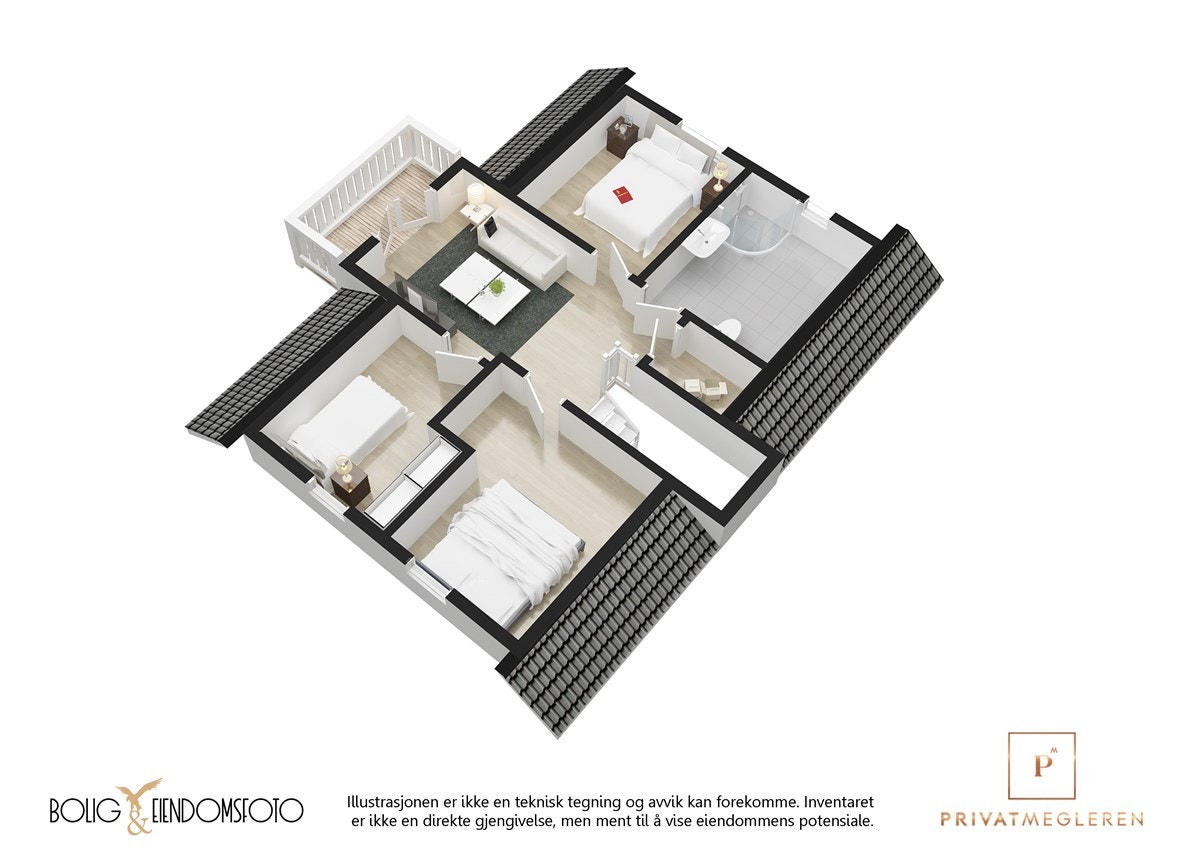 Plantegning 2.Etasje. Galleribilde