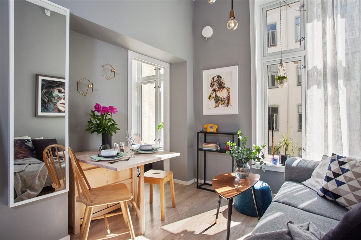 Her kan du invitere venner eller familie til hyggelige middager. Galleribilde