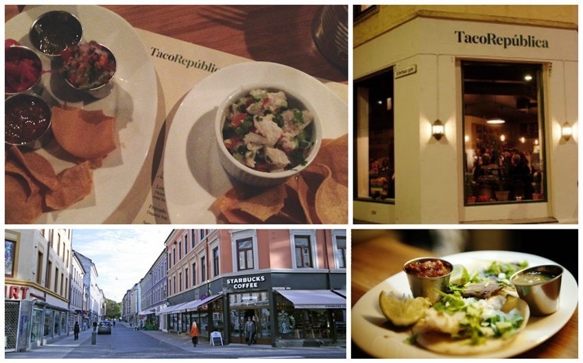 Torgggata er blitt betraktelig oppgradert med kule resutaranter, utesteder og butikker. Blant annet svært populære Taco Repulica. Galleribilde
