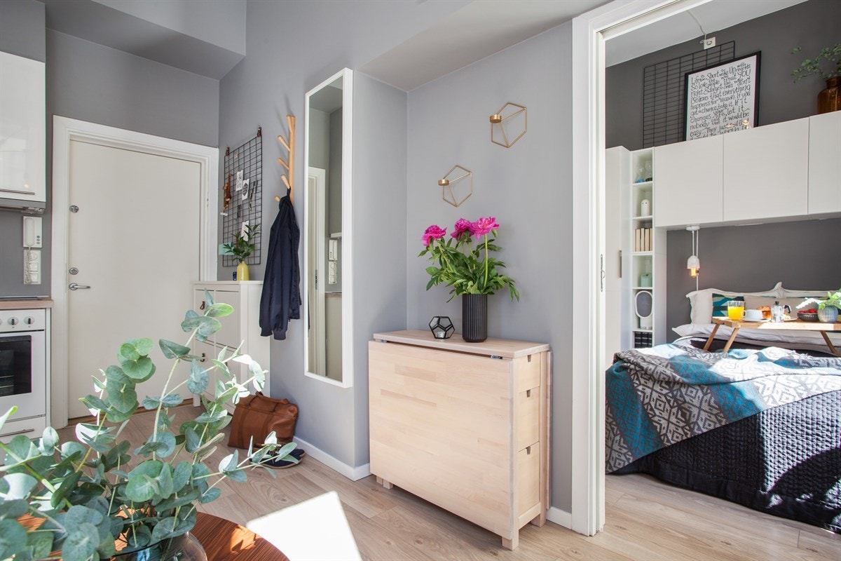 Leiligheten er delikat og har smakfulle løsninger. Galleribilde