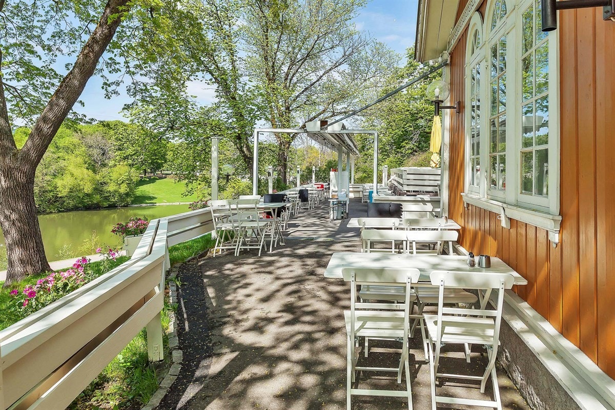Idylliske Herregårdskroa i Frognerparken Galleribilde