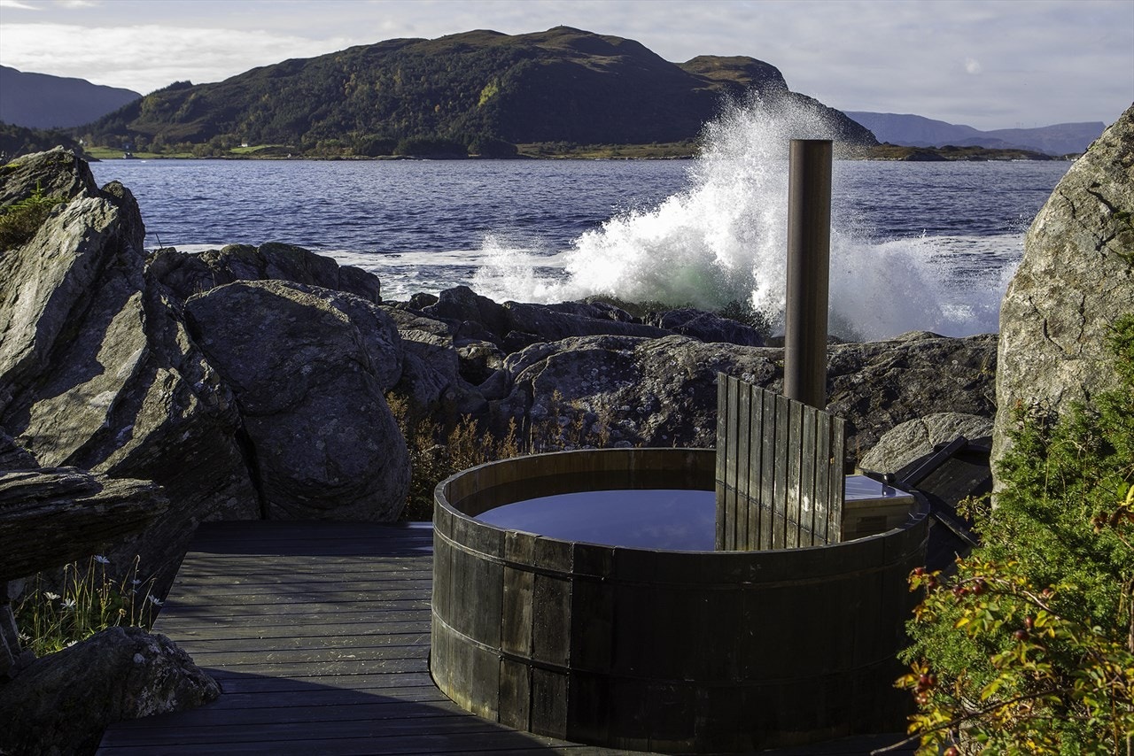 I badestampen kan du nyte varme dager Galleribilde