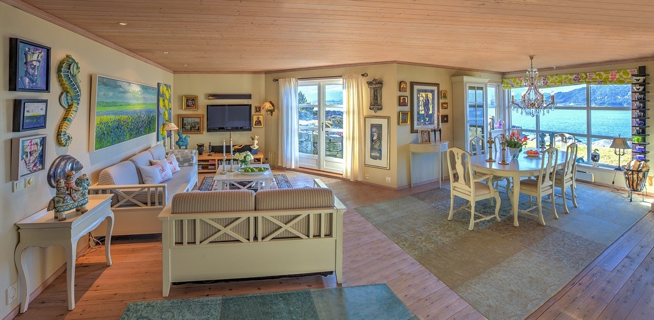 Panorama over stue Galleribilde