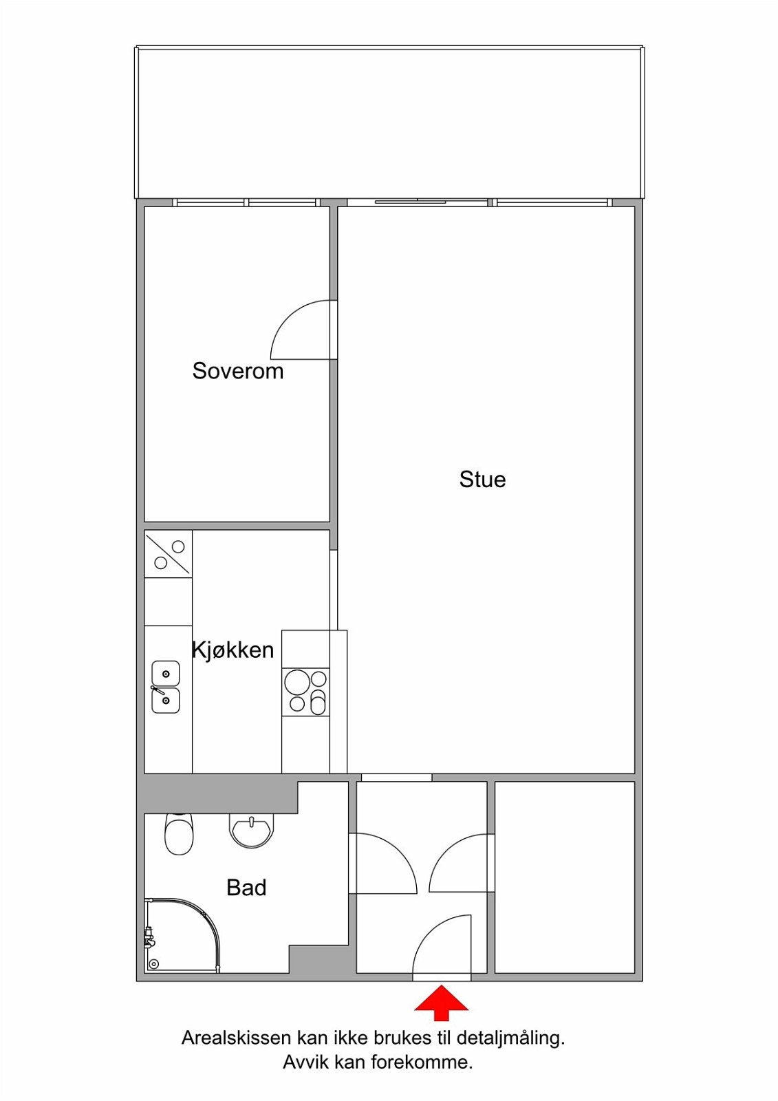 Plantegning 2D Galleribilde