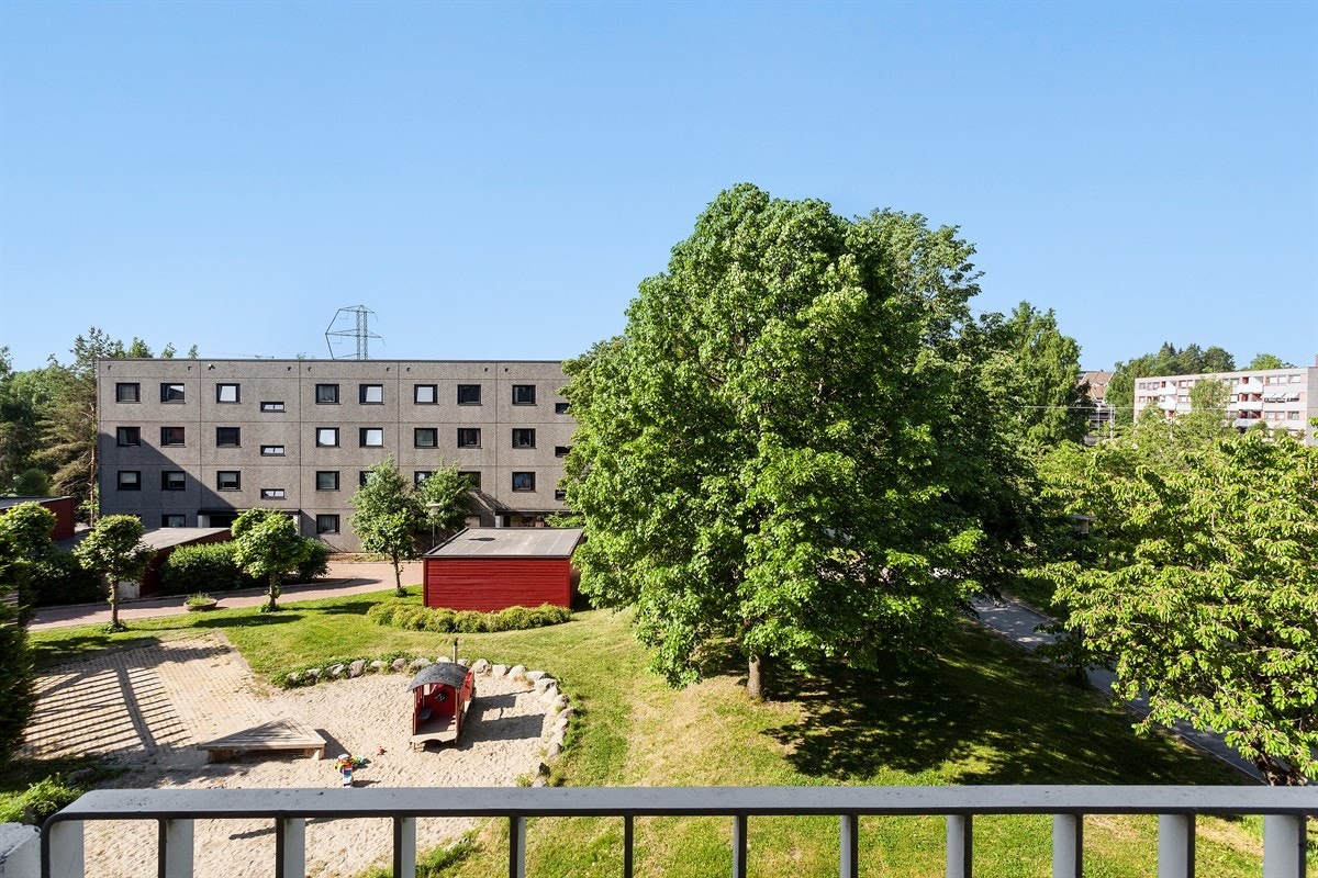 Fint utsyn fra balkongen Galleribilde