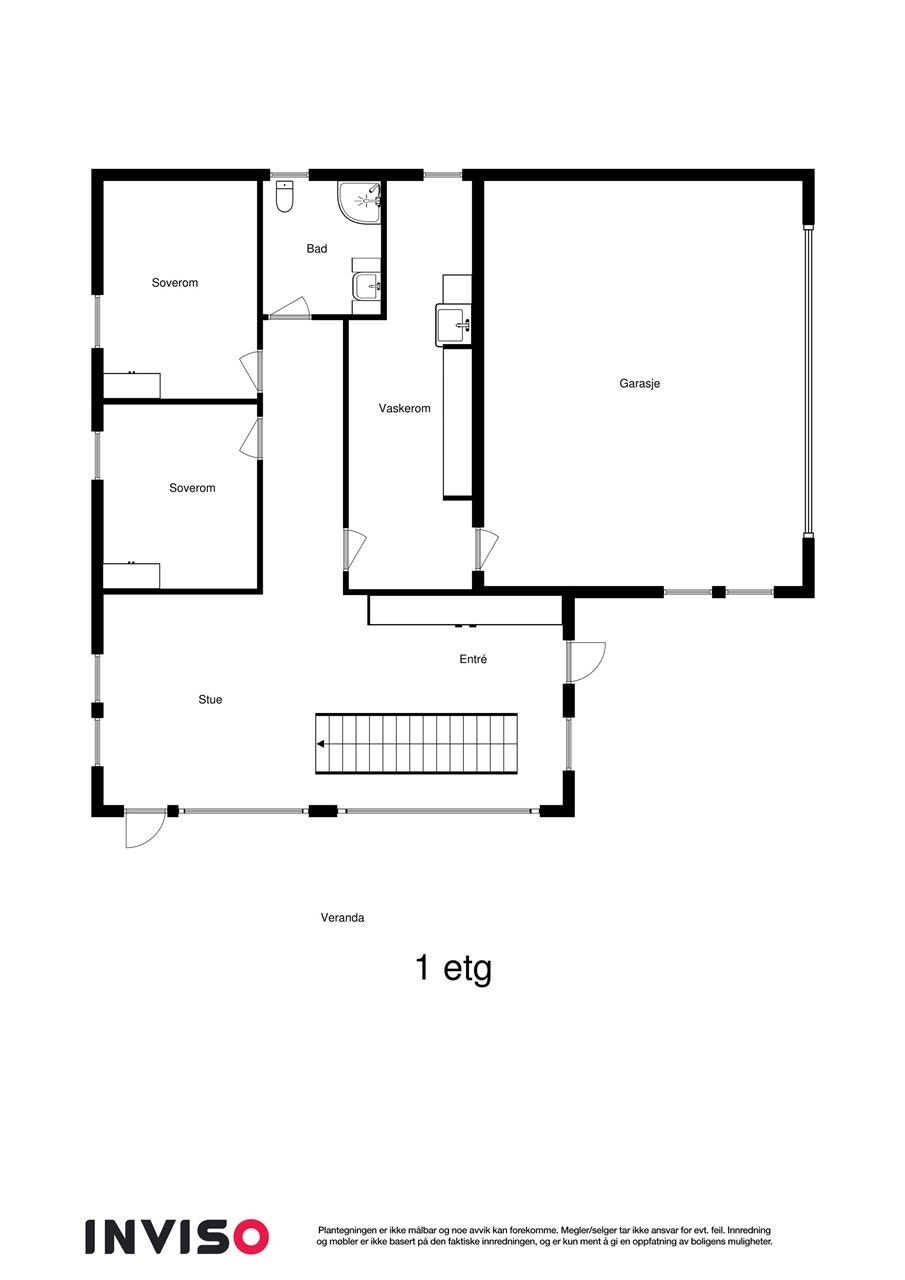 Plantegning 1.etg. 2D Galleribilde