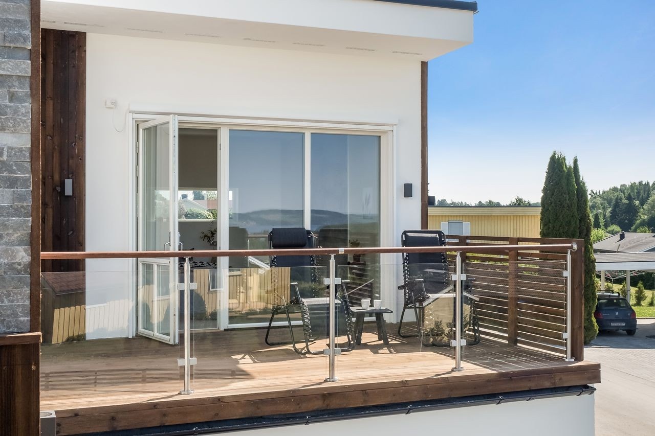 Takterrasse utenfor hovedsoverom Galleribilde