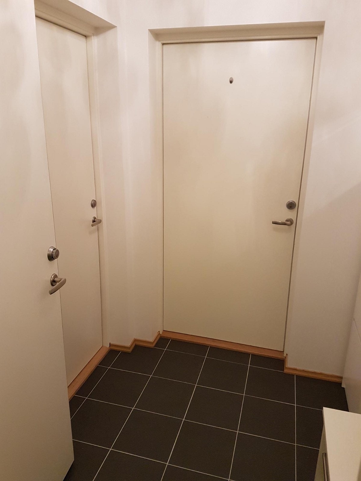 Dør til venstre er til aktuell leilighet. Galleribilde