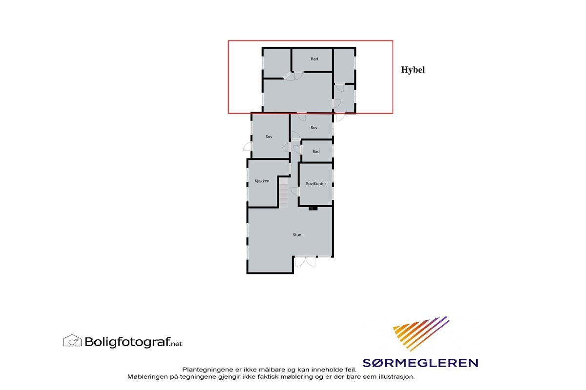 Plantegning 2. etg. Galleribilde