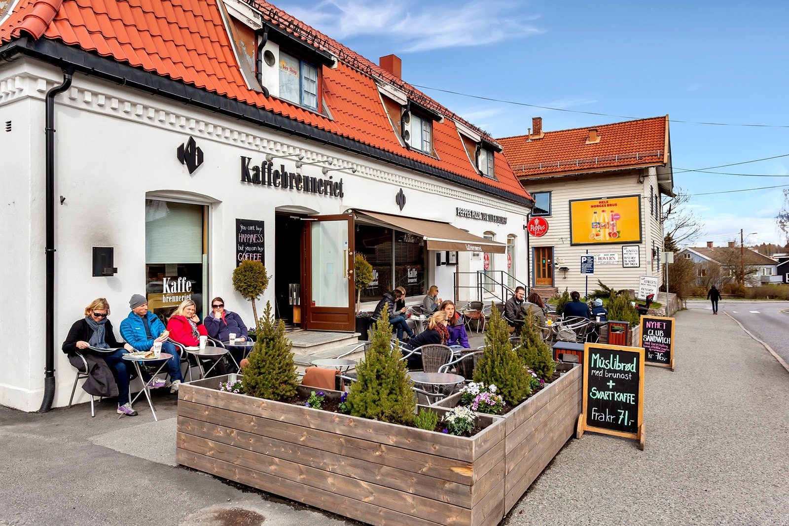Kaffebrenneriet på Røa ligger innen gangavstand Galleribilde
