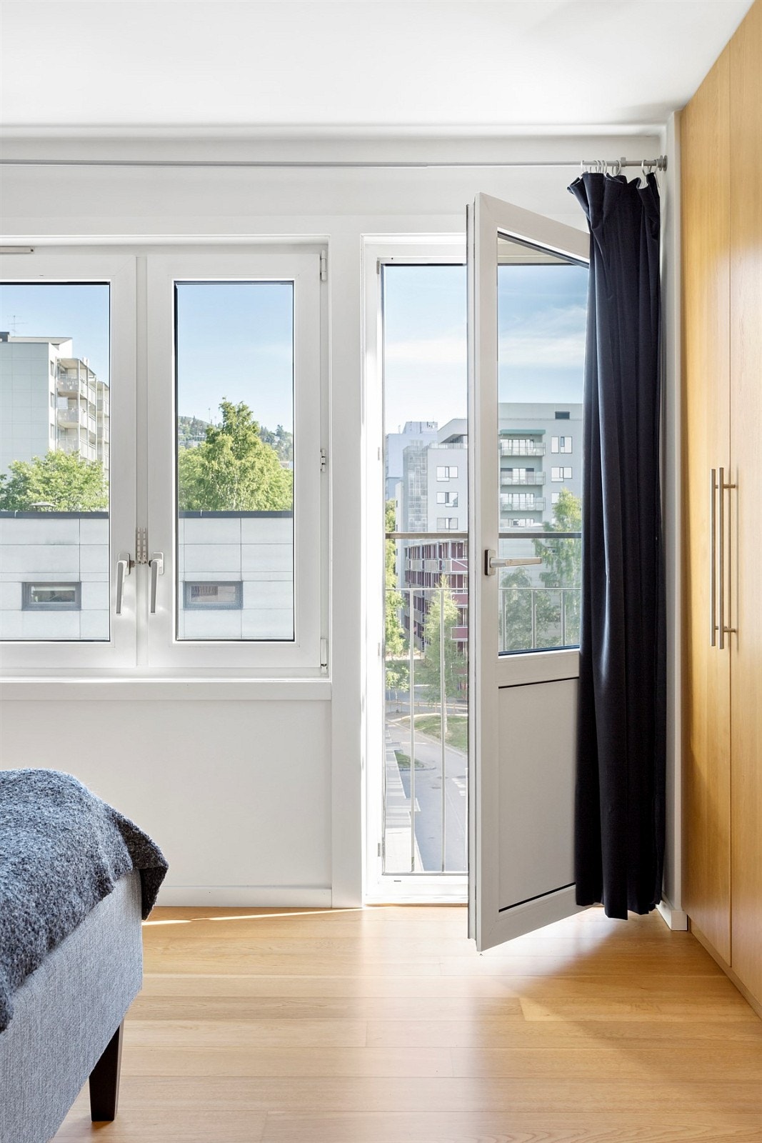 Fransk balkong på hovedsoverommet. Galleribilde