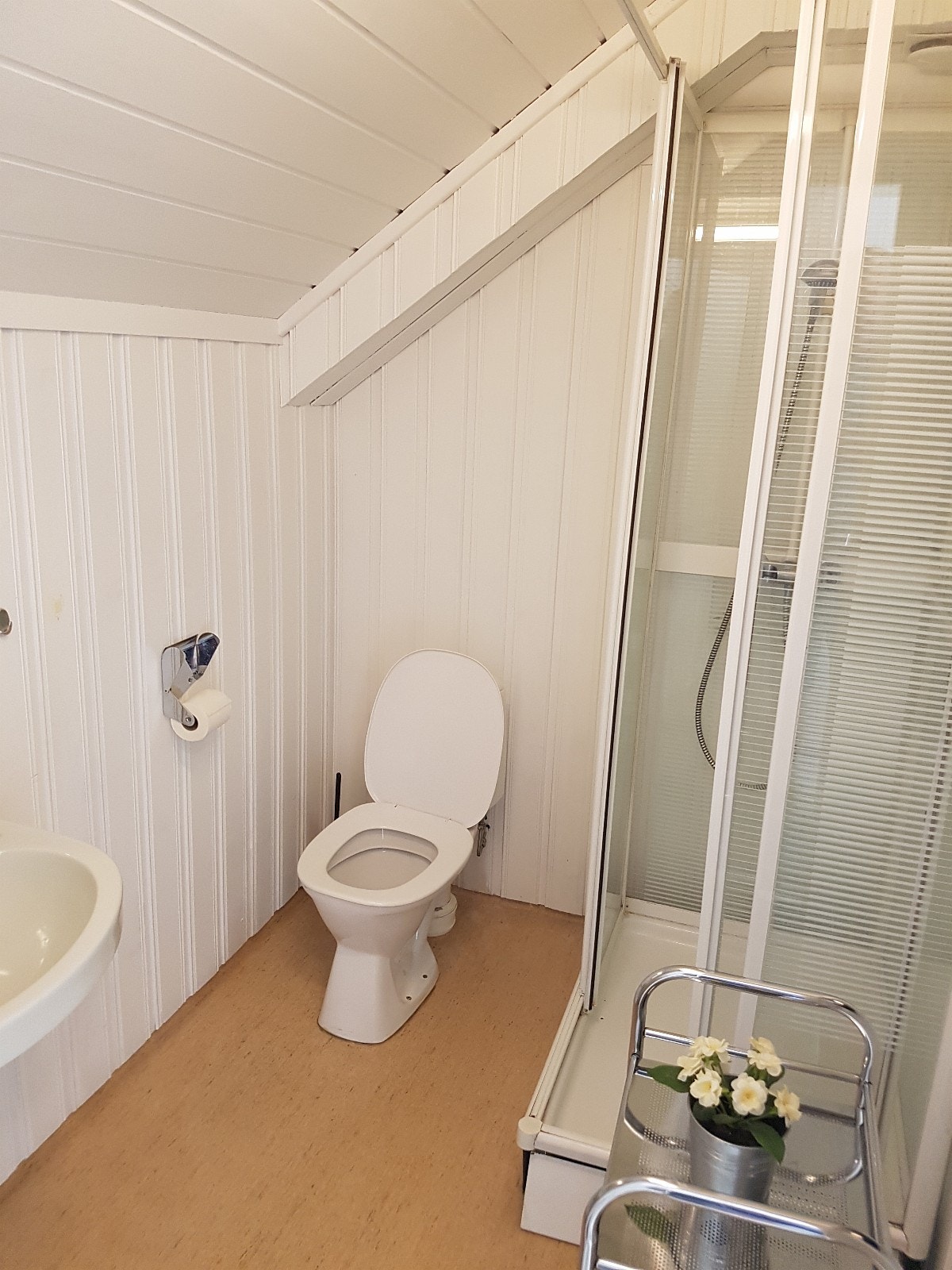 Toalett med dusj Galleribilde