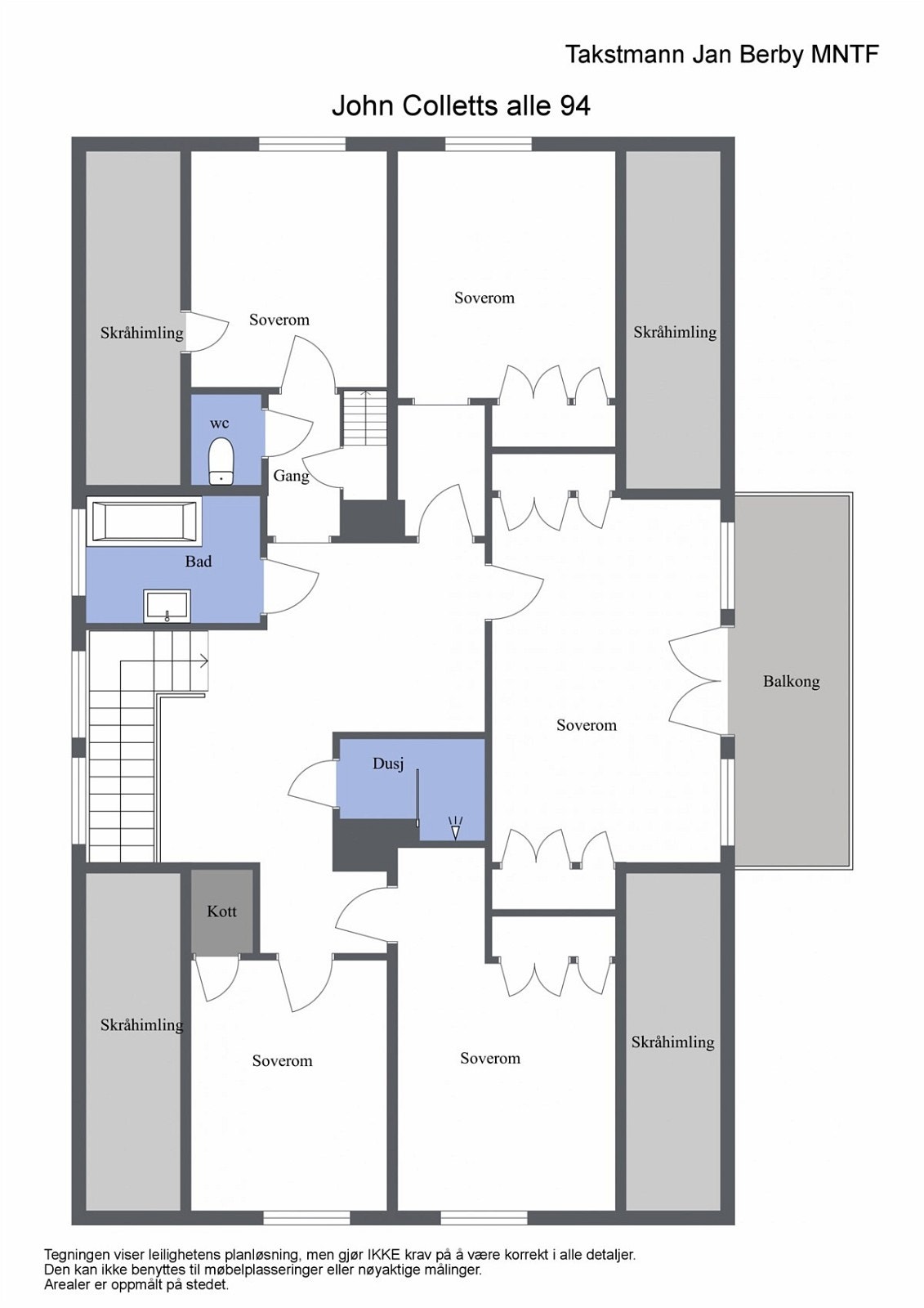 Plantegning 2.etg. Galleribilde