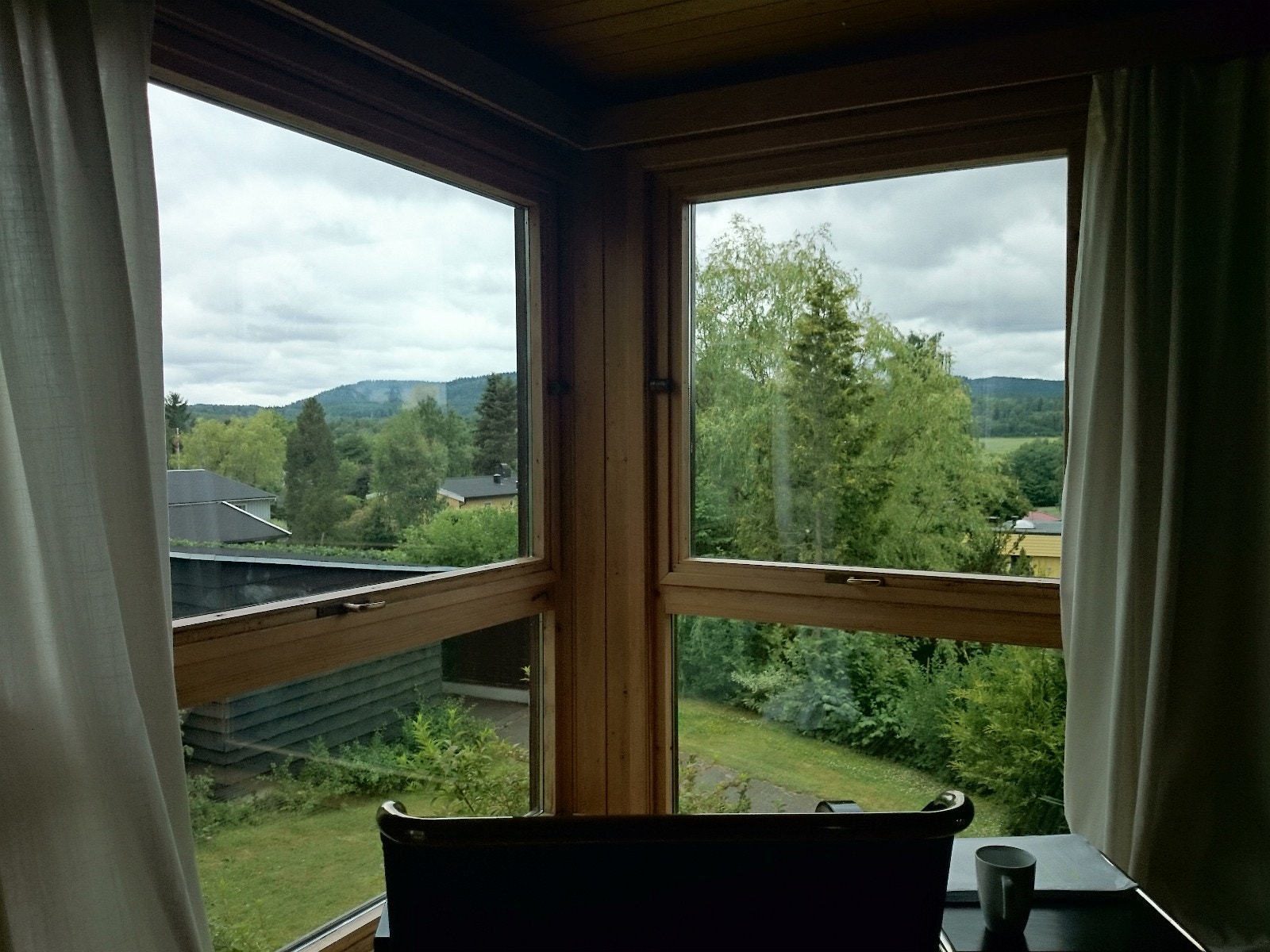 Utsikt fra stuen Galleribilde