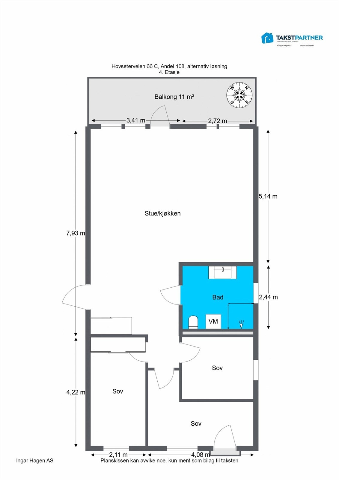 Alternativ planløsning Galleribilde