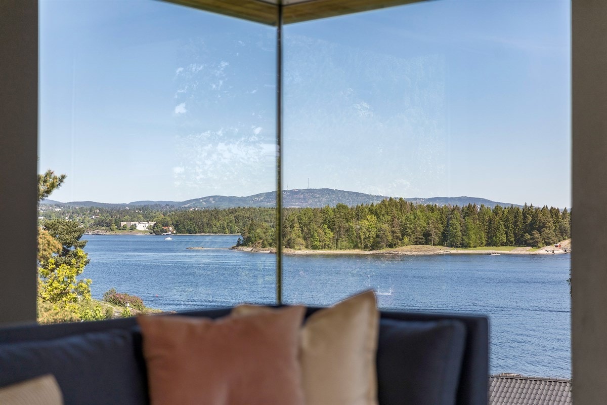 Glass mot glass, vakker utsikt - ingen innsyn Galleribilde