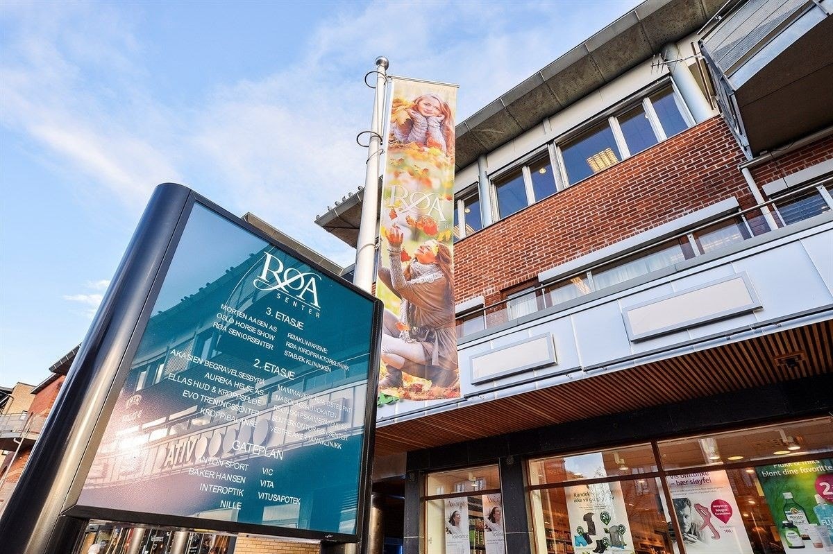 Røa senter er ikke langt unna Galleribilde